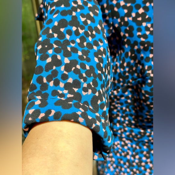 BODEN dress US 8 midi length print tailored fitted sheath dress - Picture 7 of 11